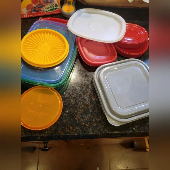Multi-Color Food Storage Container Set - Picture 1 of 5